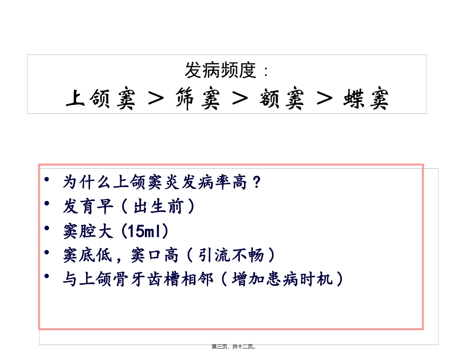 医学培训课件 鼻窦炎_第3页