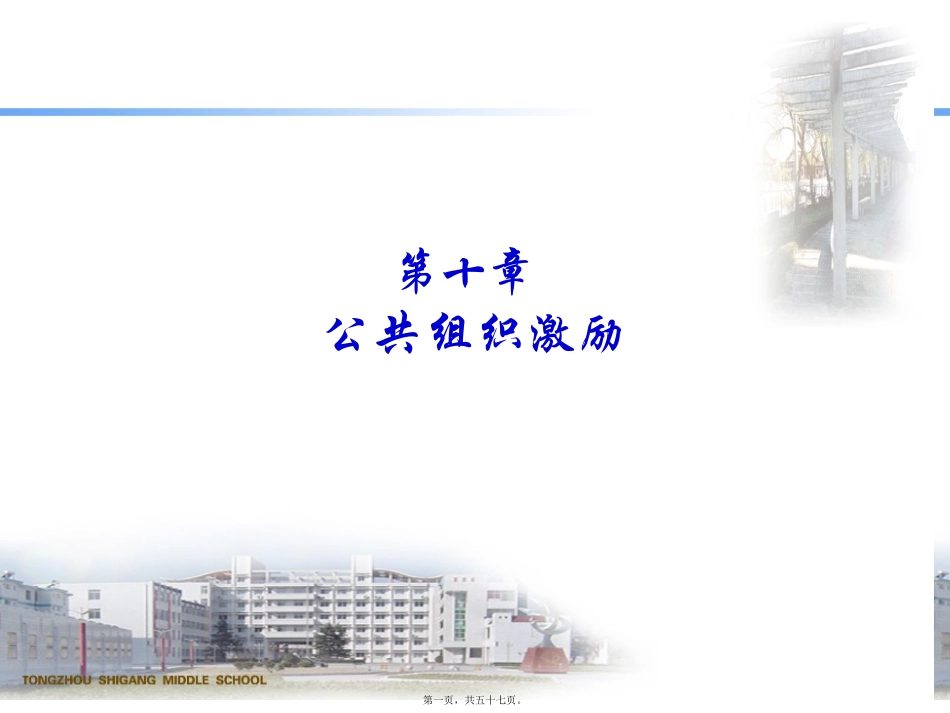 08第十章--公共组织激励_第1页