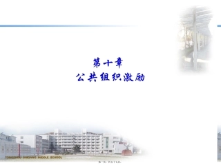 08第十章--公共组织激励