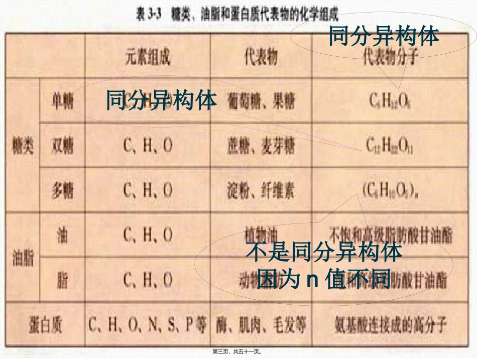 基本营养物质(必修2) 教学课件_第3页