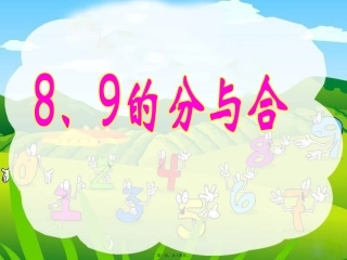 8、9的分与合(讲)