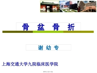 8、本科生教学-骨盆骨折
