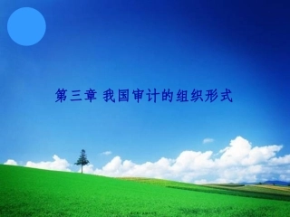 第03章---我国审计的组织形式