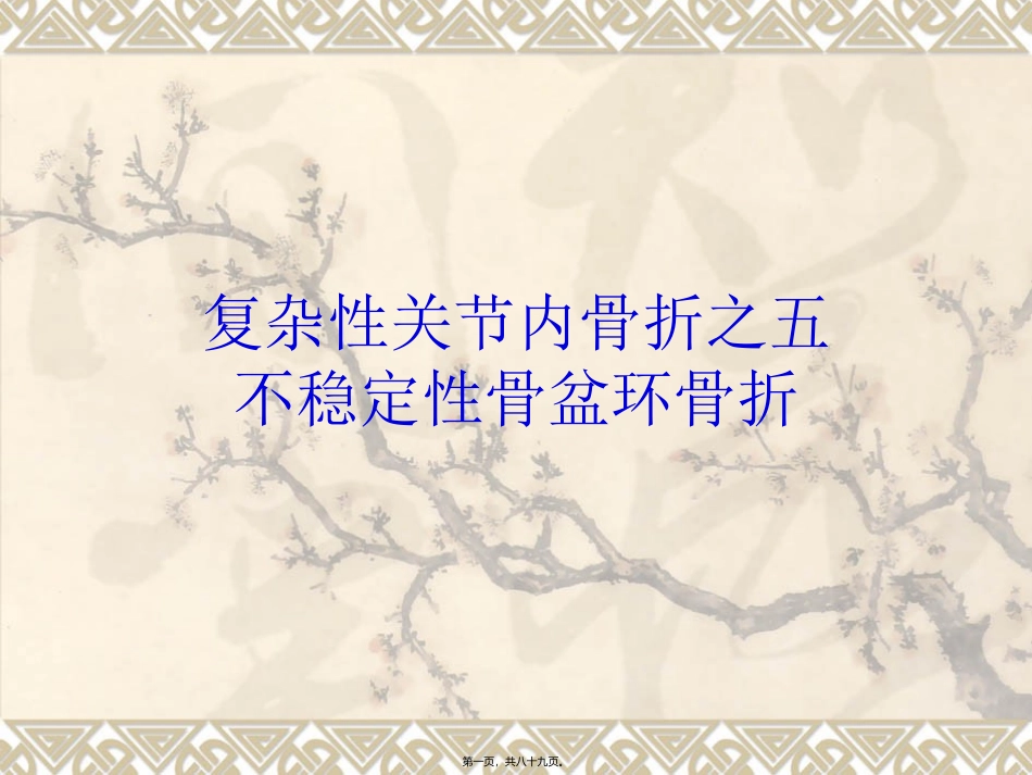 不稳定性骨盆环骨折_第1页