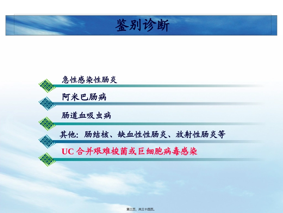 UC溃疡性结肠炎国内共识意见介绍_第3页