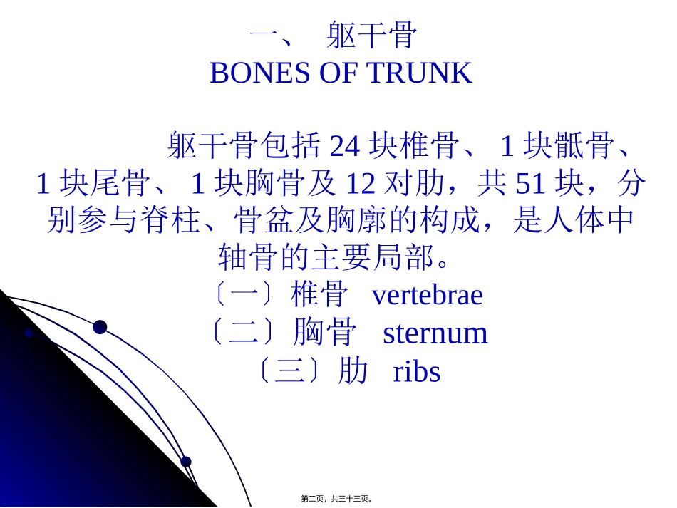 医学教学课件 躯干骨及其骨连结_第2页