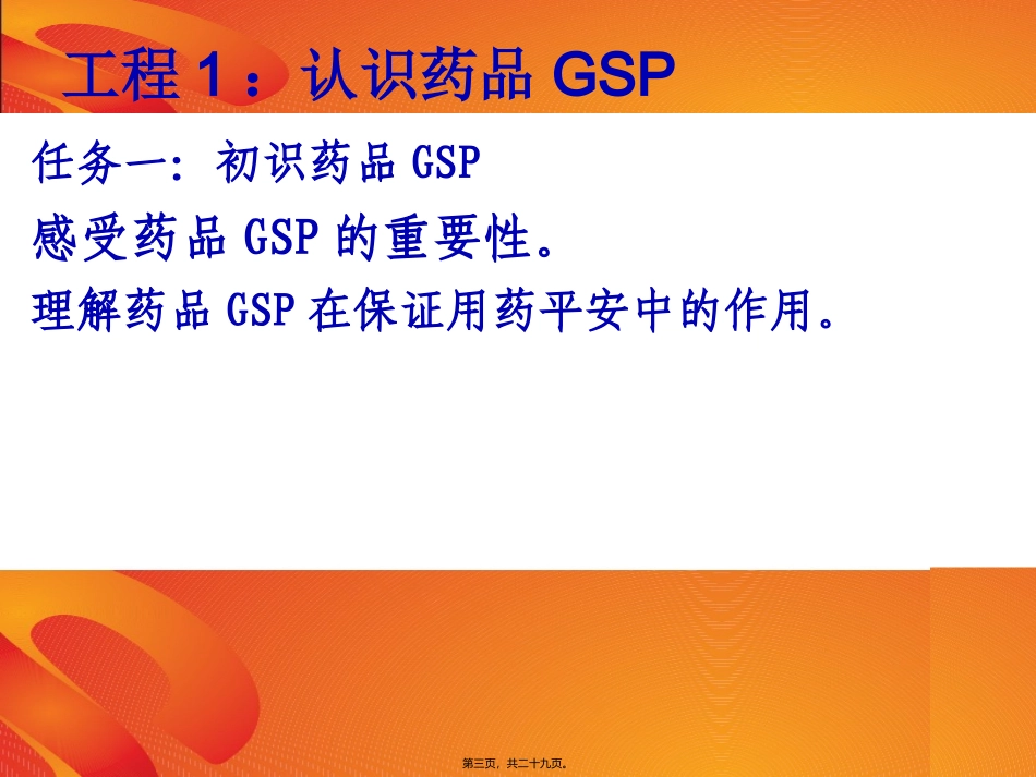 医学教学课件 认识药品GSP_第3页