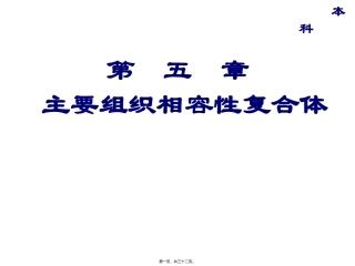 主要组织相容性复合体医学教学课件