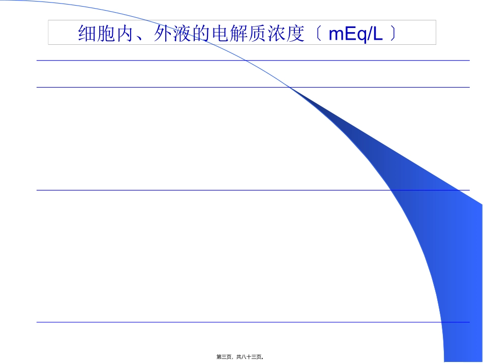 医学教学课件 外科病人的体液失调_第3页