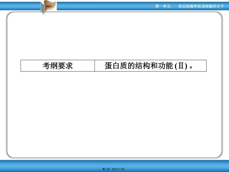 第3讲-生命活动的主要承担者--蛋白质_第2页