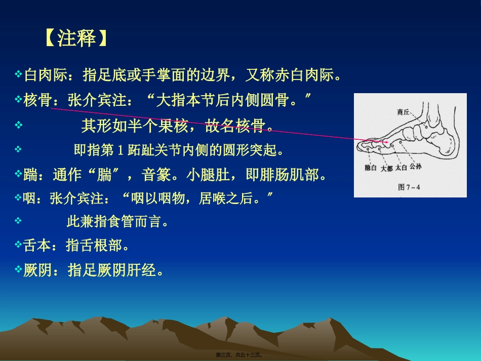 医学培训讲座课件      经络俞穴学 足太阴脾_第3页
