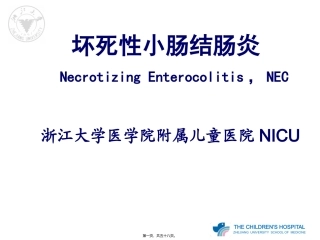 NEC(新生儿坏死性小肠结肠炎)