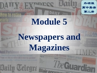 newspaper-and-magzines报纸与杂志精讲