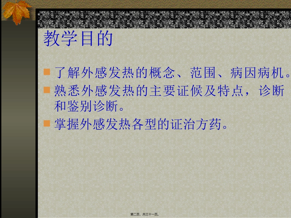 ww外感发热ppt_第2页