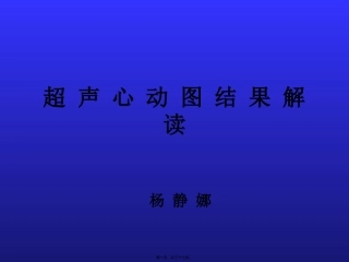 超-声-心-动-图-结-果-解