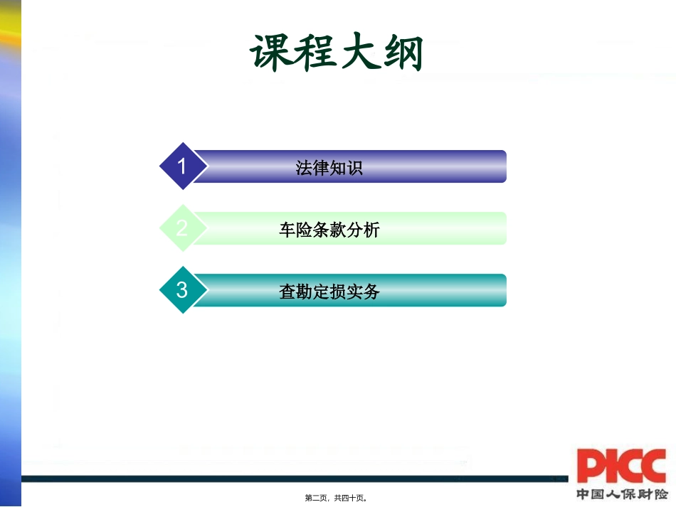 车险查勘定损实务讲义_第2页