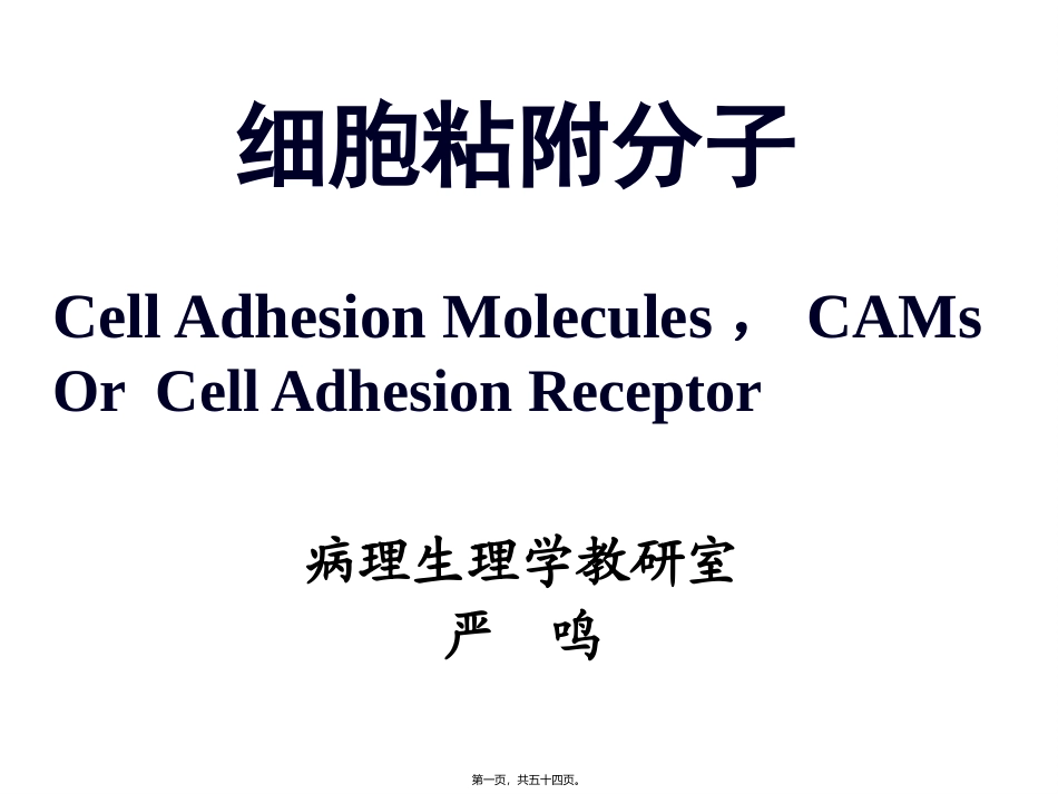 8细胞粘附分子(研01)_第1页