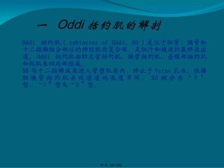 Oddi括约肌运动功能障碍