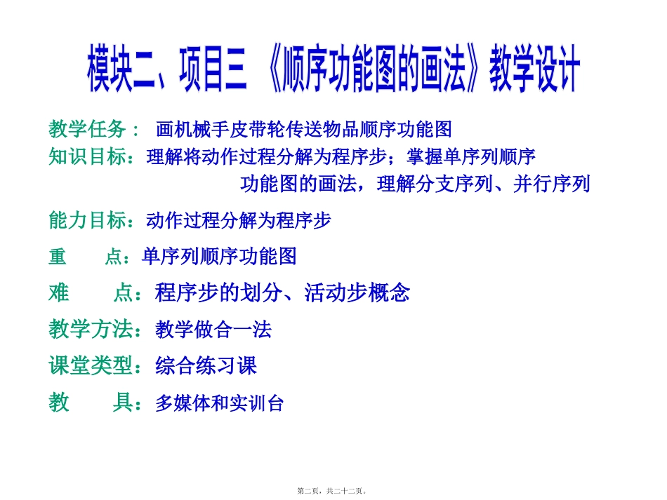 18讲§4.4顺序控制功能图资料_第2页