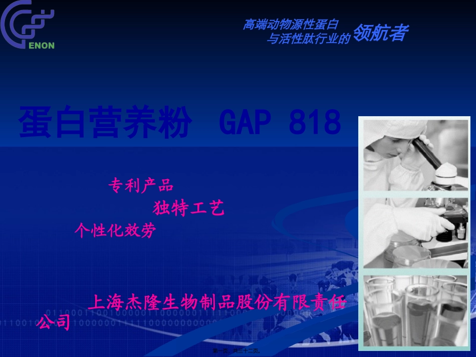 ZPYX-蛋白营养粉GAP818-20110216_第1页