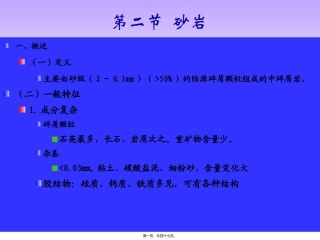 09-第十讲--陆源碎屑岩各论-砂岩汇总
