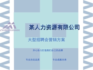 09年度大招聘会预案