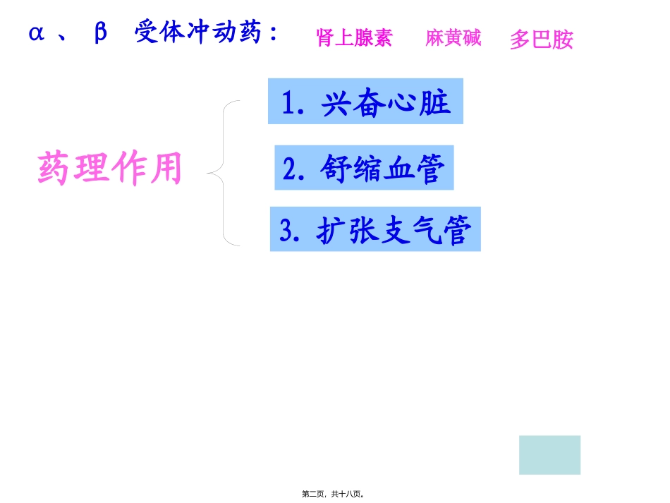 α激动药、β--激动药指导_第2页