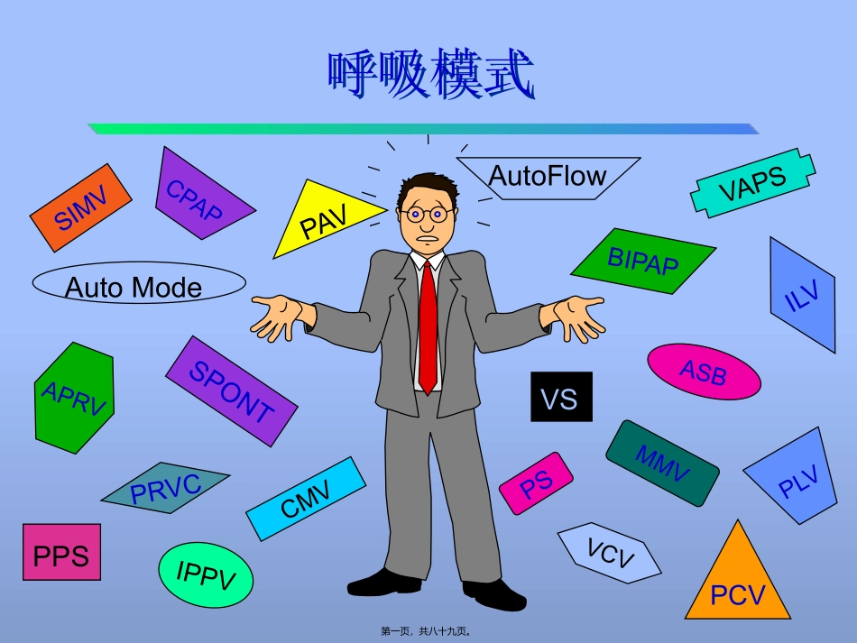 PB840呼吸机呼吸模式_第1页