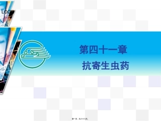 41章抗寄生虫药