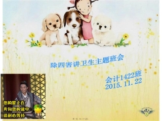除四害讲卫生主题班会