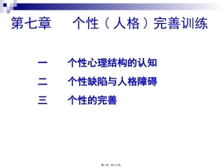 201411.18.第七讲--个性完善训练