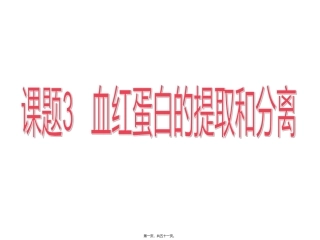 43血红蛋白提取