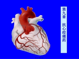 9第九节-抗心绞痛药