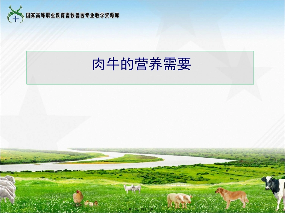 61肉牛的营养需要._第1页