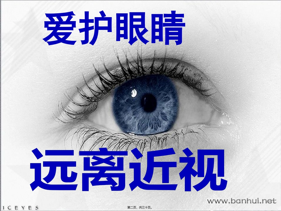 爱护眼睛远离近视-爱眼日主题班会1_第2页
