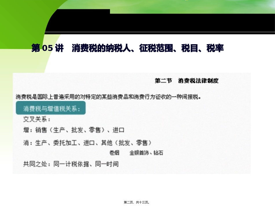 第05讲-消费税的纳税人、征税范围、税目、税率_第2页