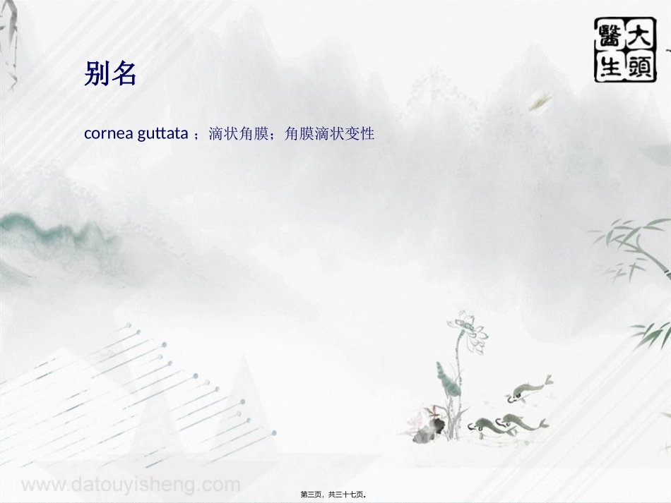 Fuchs角膜内皮营养不良_第3页
