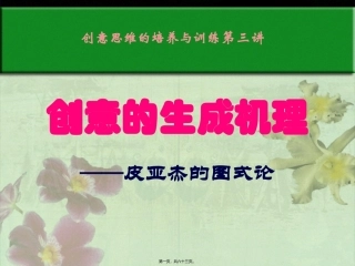 创意思维训练第三讲(2013)