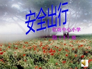 安全出行-主题班会-四一班.