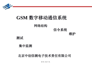 GSM图解讲义