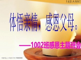 11.91002班会成稿孝顺主题班会