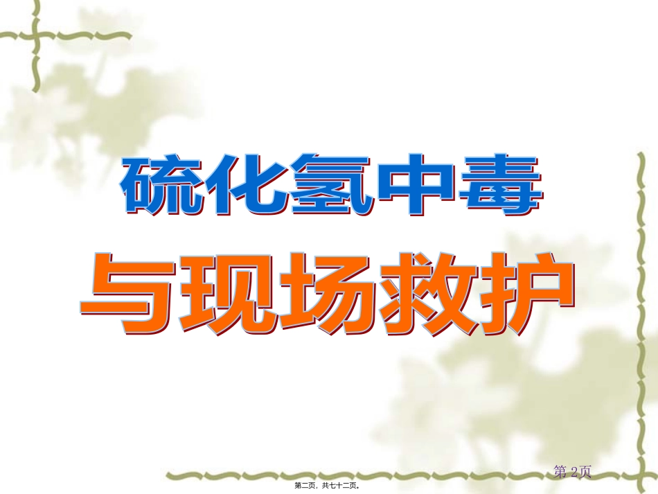 H2S中毒救护_第2页