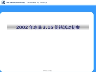 2002冰洗3.15促销活动初案-15P