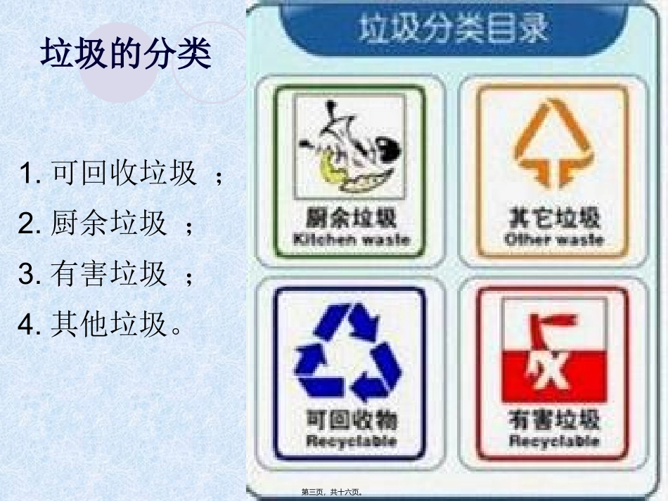 八(4)垃圾分类主题班会_第3页