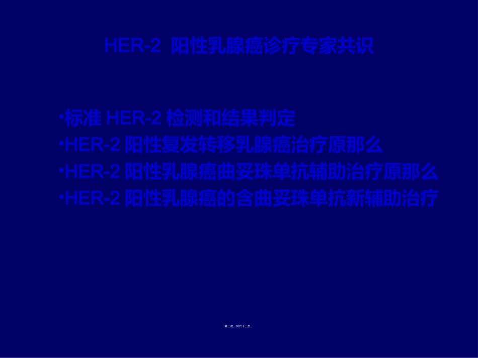 HER阳性乳腺癌诊疗专家共识_第2页