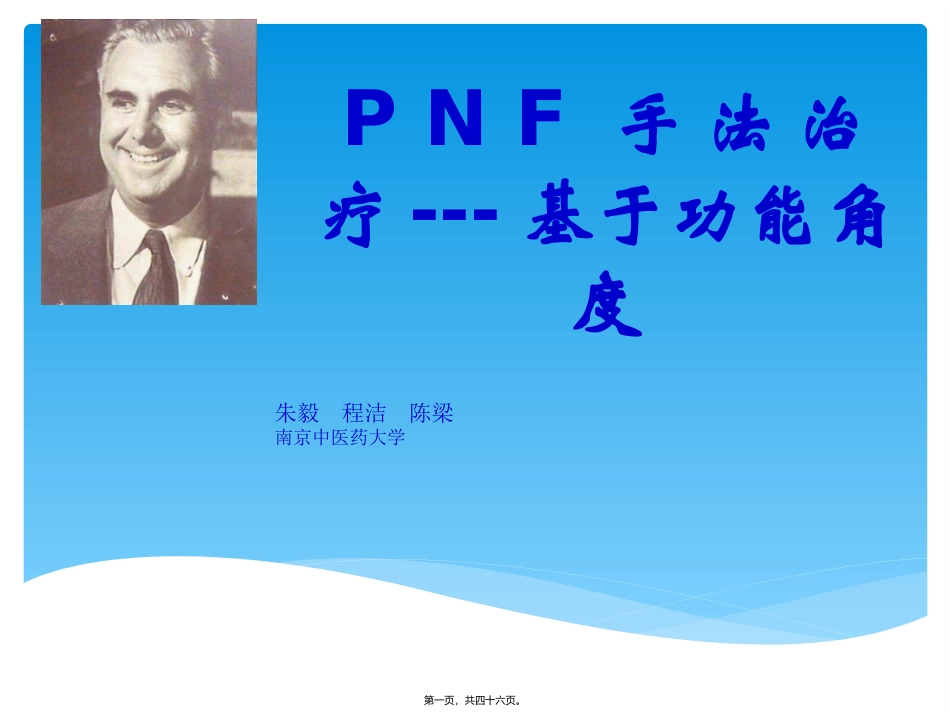 P-N-F-手-法-治-疗---朱毅精讲_第1页