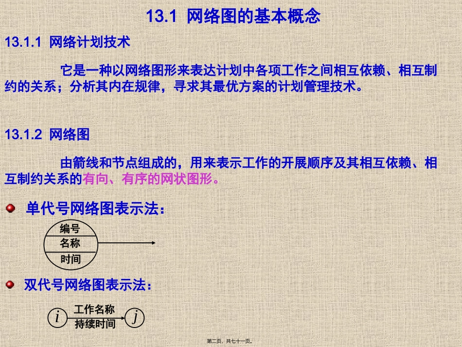 单代号网络图和双代号网络图详讲_第2页