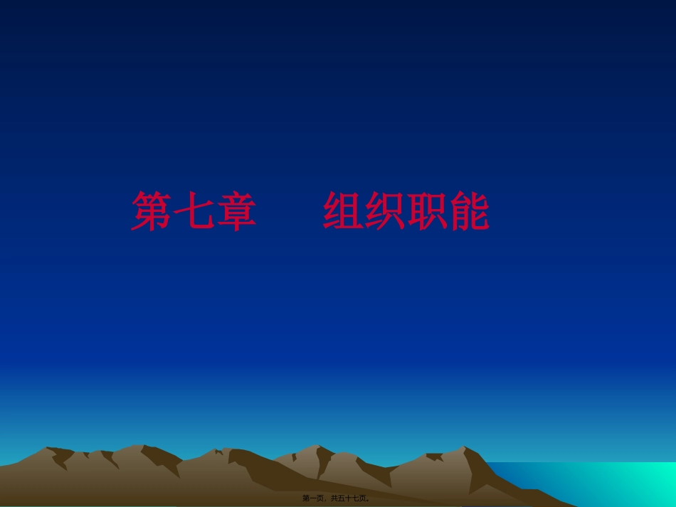 2011-11-24第七章---组织职能概_第1页