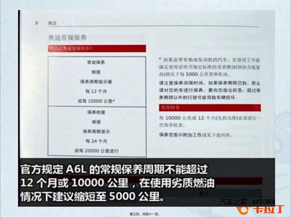 ppt奥迪系列常规保养精讲_第3页