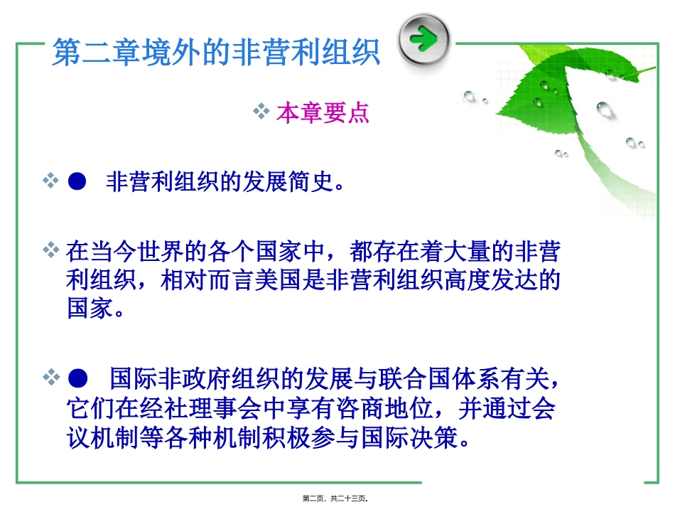 PPT--第二章-境外的非营利组织_第2页